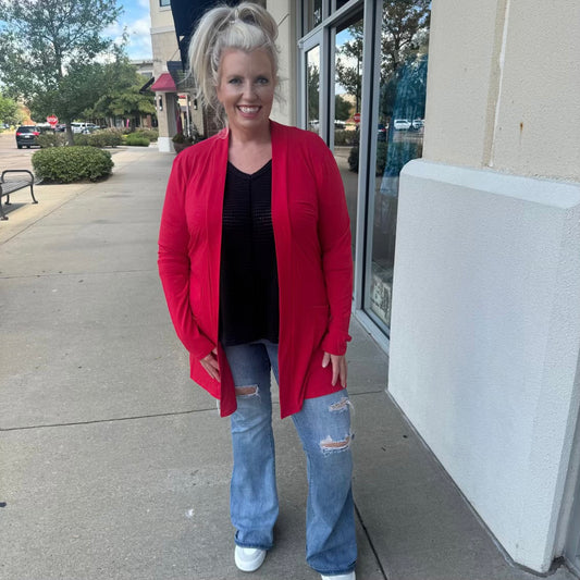 Red Cardigan