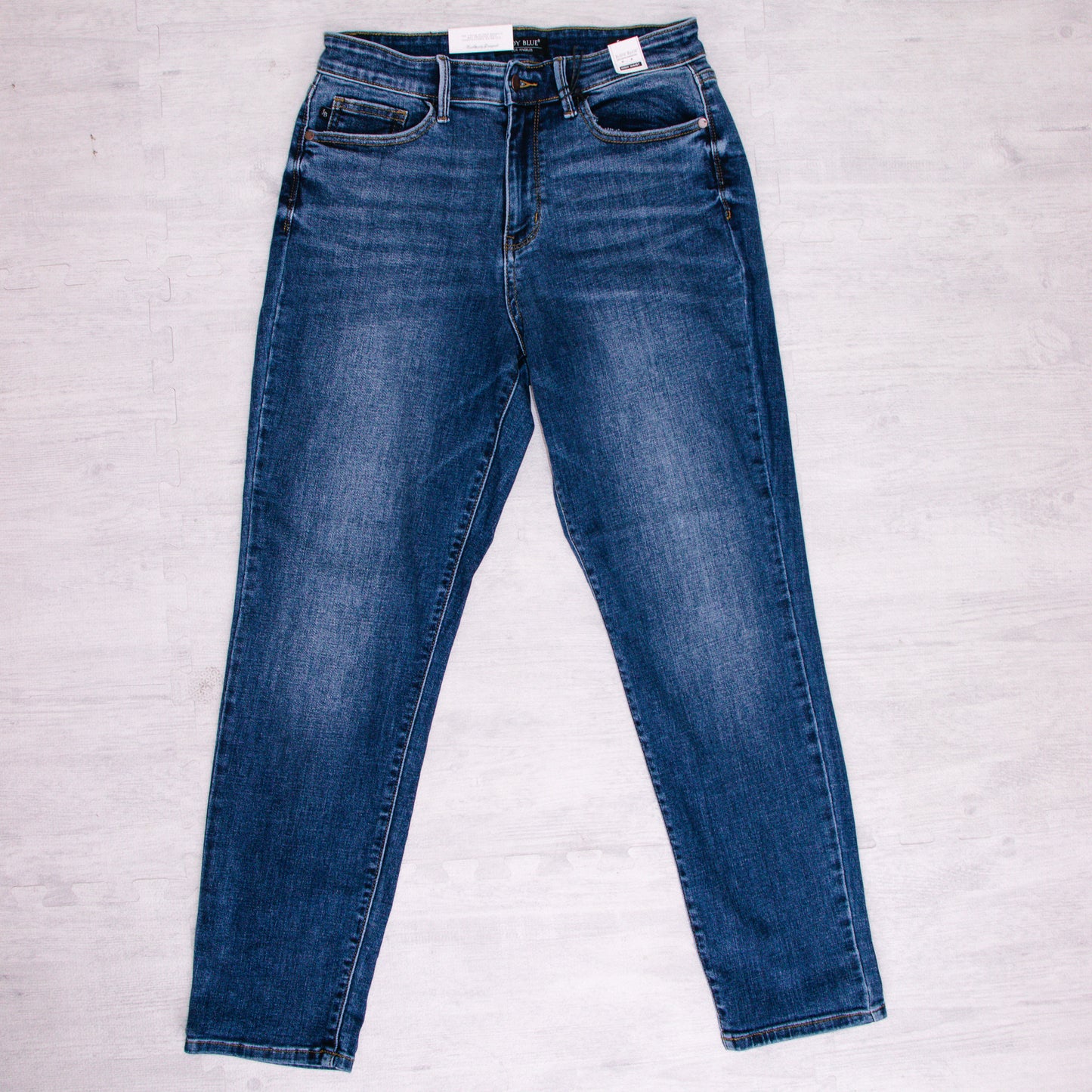 Judy Blue High-Waisted Shield Pocket Slim Jeans